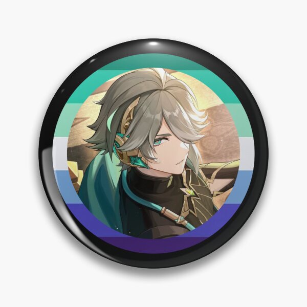 Item preview, alhaitham genshin mlm pride designed and sold by lilypadblue.