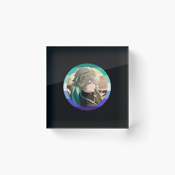 Item preview, alhaitham genshin mlm pride designed and sold by lilypadblue.