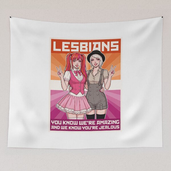 Item preview, Lesbians - You Know We're Amazing designed and sold by accu-arts.