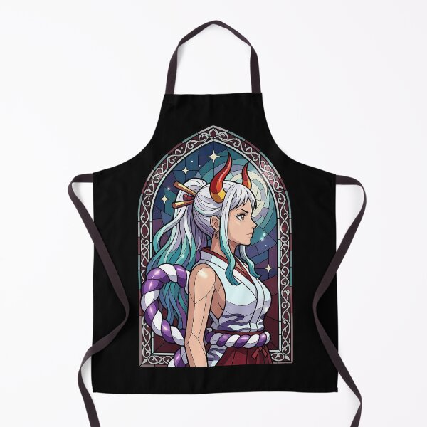 Item preview, Yamato One Piece Oni Warrior Stained Glass Portrait designed and sold by mildaclairmo.