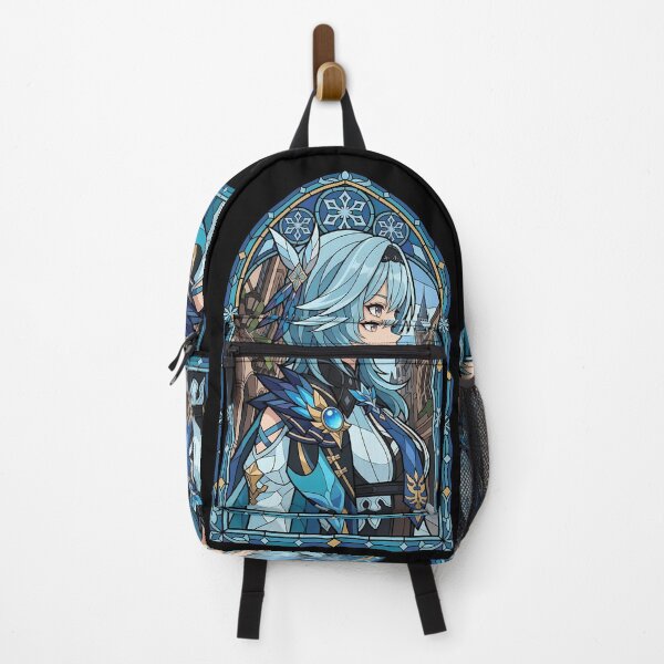 Item preview, Eula Genshin Impact City Stained Glass Portrait designed and sold by mildaclairmo.