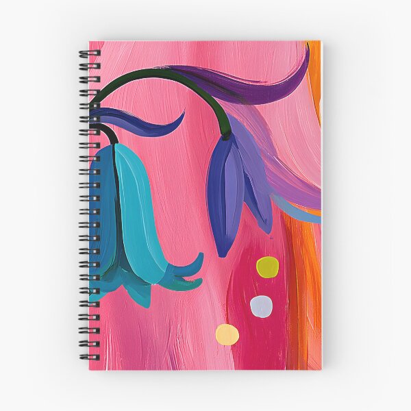 Item preview, Bluebells in a Swirl of Color - Vibrant Floral Abstraction Filled with Movement and Light designed and sold by OlfactoART Studio.