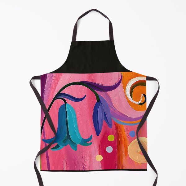Item preview, Bluebells in a Swirl of Color - Vibrant Floral Abstraction Filled with Movement and Light designed and sold by OlfactoART Studio.