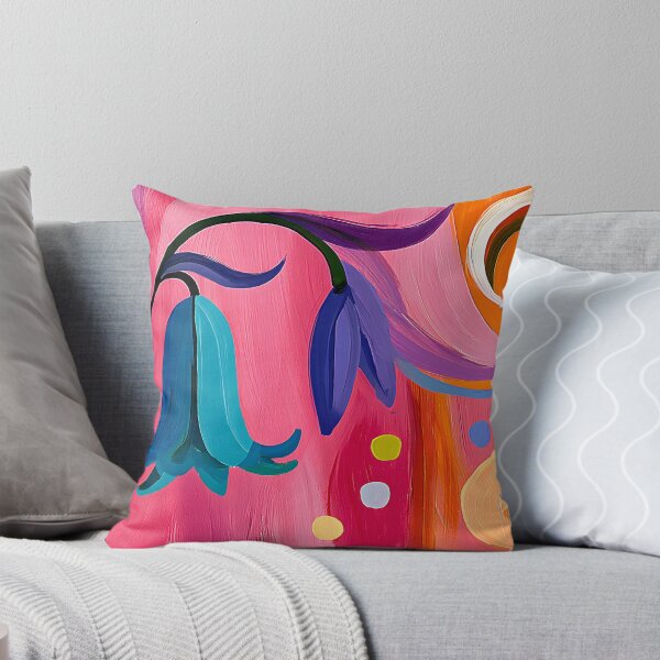 Item preview, Bluebells in a Swirl of Color - Vibrant Floral Abstraction Filled with Movement and Light designed and sold by OlfactoART Studio.