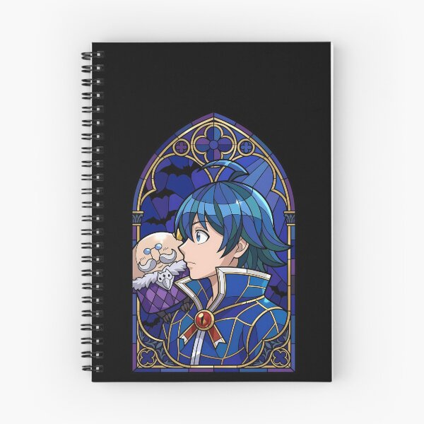 Item preview, Iruma Suzuki Iruma kun Blue Gothic Stained Glass Portrait designed and sold by mildaclairmo.