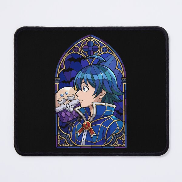 Item preview, Iruma Suzuki Iruma kun Blue Gothic Stained Glass Portrait designed and sold by mildaclairmo.
