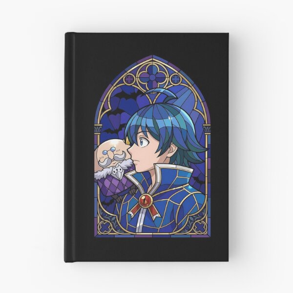 Item preview, Iruma Suzuki Iruma kun Blue Gothic Stained Glass Portrait designed and sold by mildaclairmo.