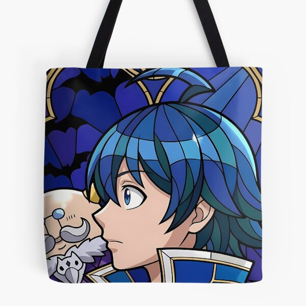 Item preview, Iruma Suzuki Iruma kun Blue Gothic Stained Glass Portrait designed and sold by mildaclairmo.