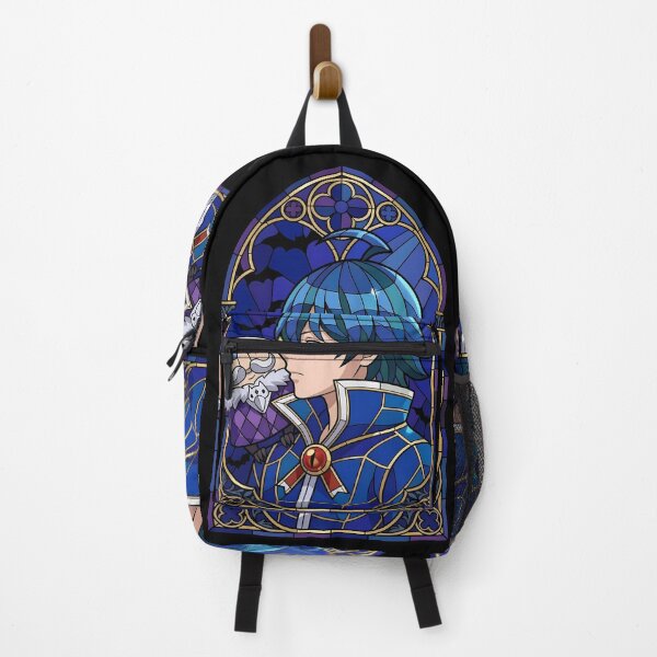 Item preview, Iruma Suzuki Iruma kun Blue Gothic Stained Glass Portrait designed and sold by mildaclairmo.