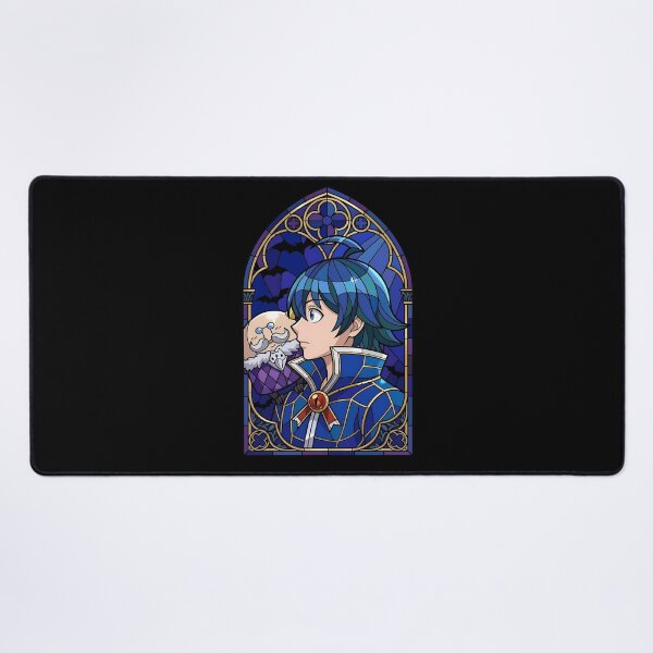 Item preview, Iruma Suzuki Iruma kun Blue Gothic Stained Glass Portrait designed and sold by mildaclairmo.