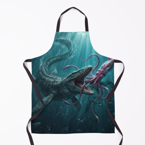Item preview, Mosasaur Attacks a Giant Squid designed and sold by Tridentulus.