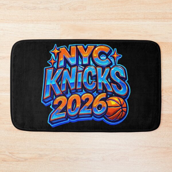 Item preview, New York Basketball 2026, NY Knicks Blue & Orange Art designed and sold by DigiAngDesigns.