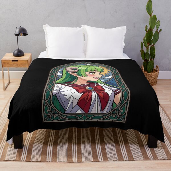 Item preview, Clara Valac Iruma kun Cheerful Demon Girl Stained Glass designed and sold by mildaclairmo.
