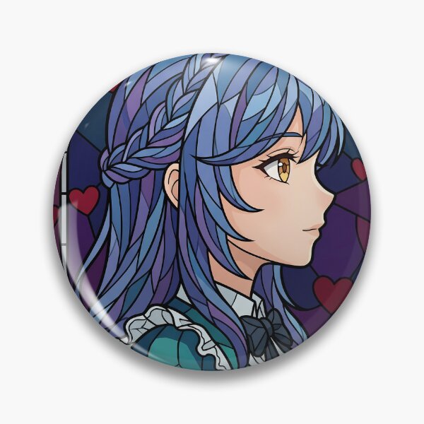 Item preview, Myne Ascendance Bookworm Royal Hearts Stained Glass Portrait designed and sold by mildaclairmo.