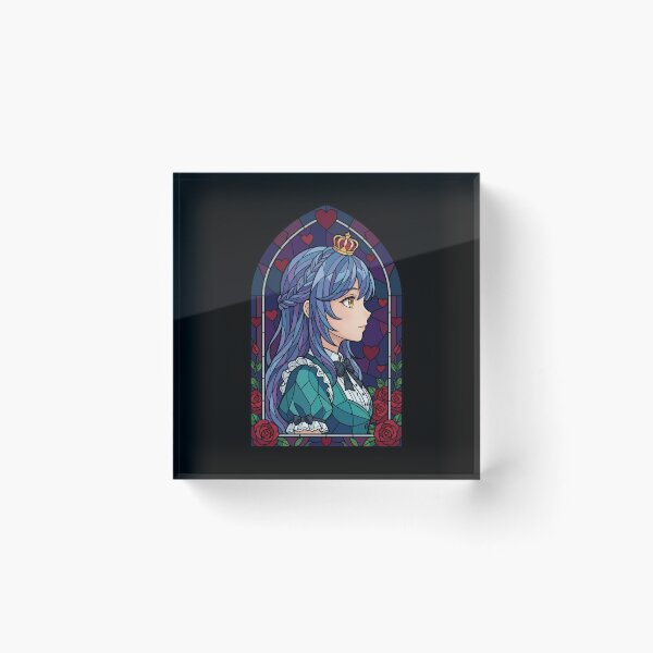 Item preview, Myne Ascendance Bookworm Royal Hearts Stained Glass Portrait designed and sold by mildaclairmo.