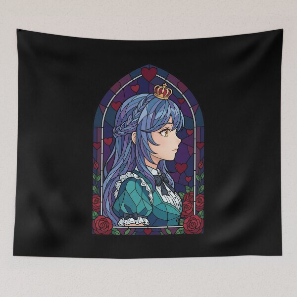 Item preview, Myne Ascendance Bookworm Royal Hearts Stained Glass Portrait designed and sold by mildaclairmo.