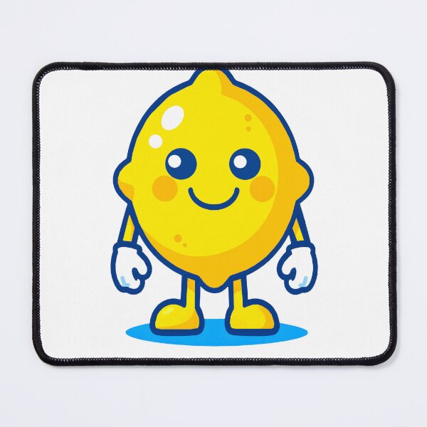 Item preview, Cute Kawaii Lemon Character | Happy Yellow Summer Fruit designed and sold by Felia001.