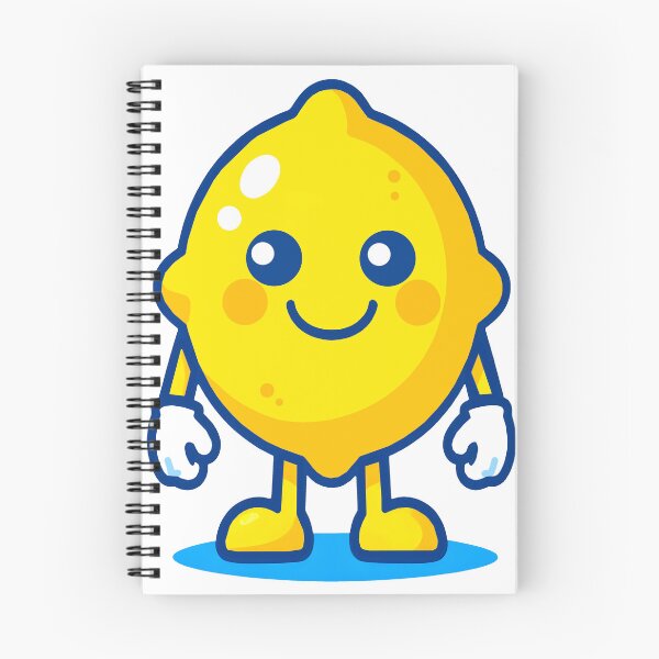 Item preview, Cute Kawaii Lemon Character | Happy Yellow Summer Fruit designed and sold by Felia001.
