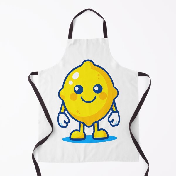 Item preview, Cute Kawaii Lemon Character | Happy Yellow Summer Fruit designed and sold by Felia001.