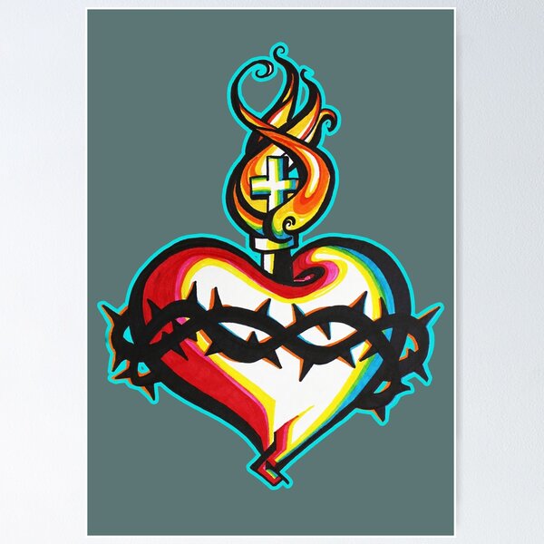 Item preview, Sacred Heart designed and sold by HolaStudio.