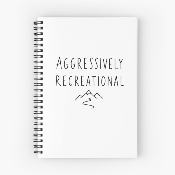 Item preview, Aggressively Recreational | Running Humor designed and sold by Earn Your View Trail Company.
