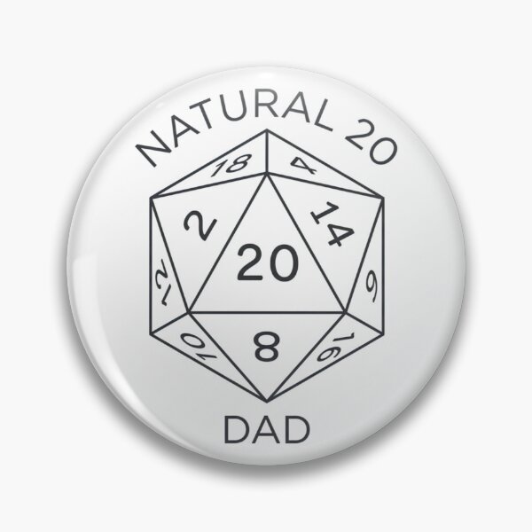 Item preview, Natural 20 Dad designed and sold by Ink & Void Co..