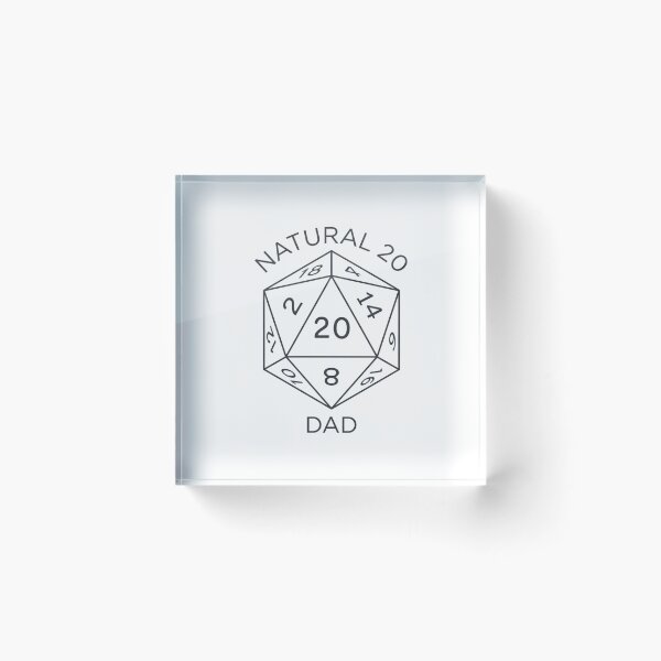Item preview, Natural 20 Dad designed and sold by Ink & Void Co..