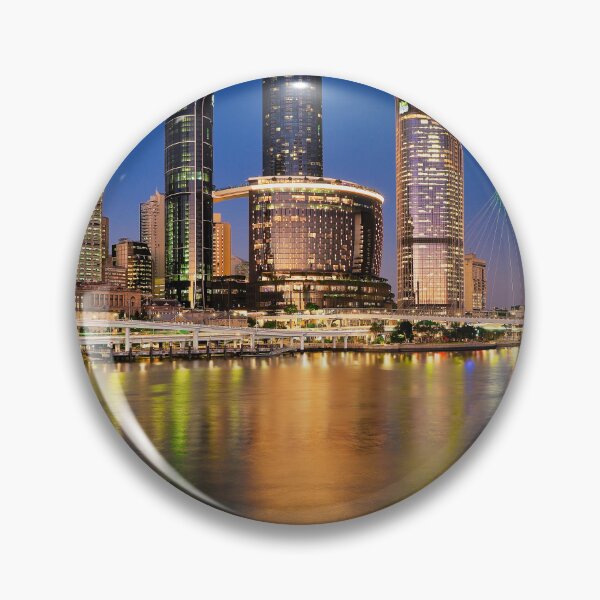 Item preview, Brisbane City at Twilight designed and sold by pcole123.