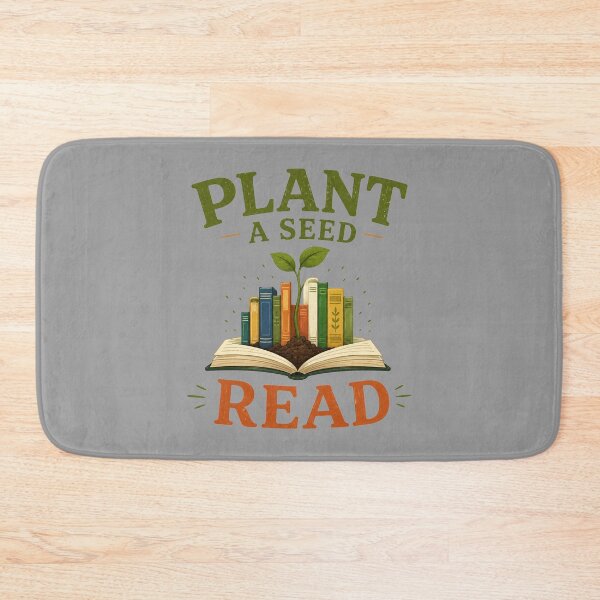 Item preview, Plant a Seed Read Vintage Book Lover Illustration designed and sold by bosamji.