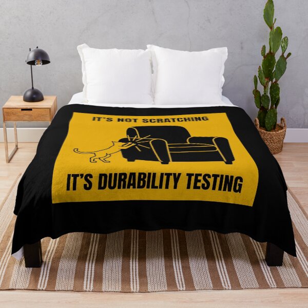 Item preview, It's Not Scratching, It's Durability Testing Funny Cat designed and sold by Horningamere.