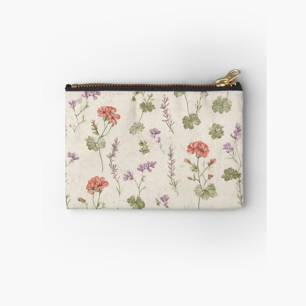 Item preview, Cottage Garden Florals | Vintage Geranium & Lavender Botanical Pattern designed and sold by Bound for Wonder.