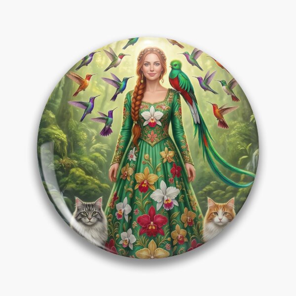 Item preview, Goddess of the Enchanted Jungle designed and sold by nordicmyths.