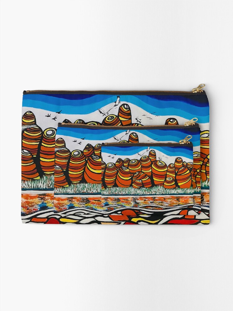 Thumbnail 2 of 4, Zipper Pouch, Bungle Bungles Raptor Rhapsody designed and sold by ROB51.
