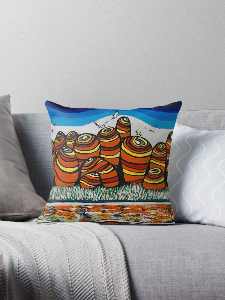 Thumbnail 1 of 4, Pillow, Bungle Bungles Raptor Rhapsody designed and sold by ROB51.