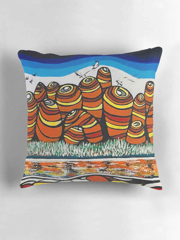 Thumbnail 3 of 4, Pillow, Bungle Bungles Raptor Rhapsody designed and sold by ROB51.