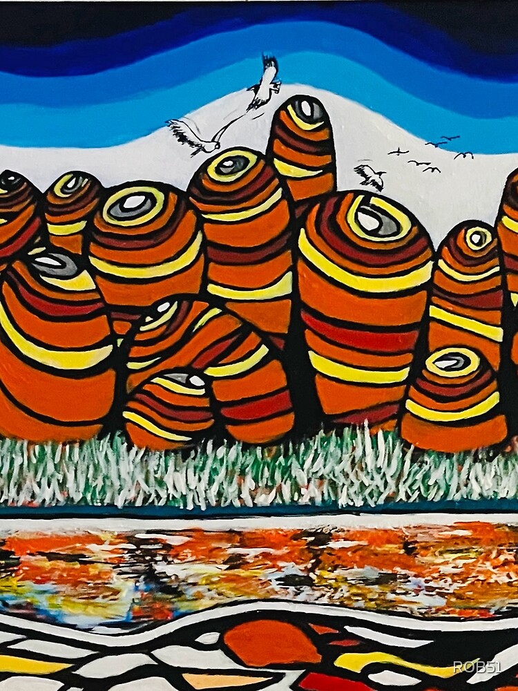 Thumbnail 3 of 3, Scarf, Bungle Bungles Raptor Rhapsody designed and sold by ROB51.