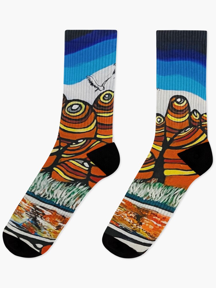 Thumbnail 1 of 5, Socks, Bungle Bungles Raptor Rhapsody designed and sold by ROB51.