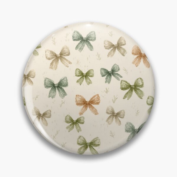 Item preview, Vintage Watercolor Ribbon Bows | Sage Green Cottagecore Pattern designed and sold by Bound for Wonder.