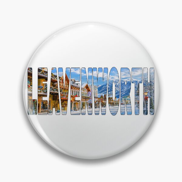 Item preview, LEAVENWORTH - Washington State Winter Wonderland Cascade Mountains designed and sold by Adam Gormley.