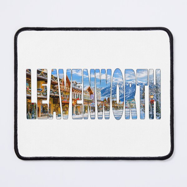 Item preview, LEAVENWORTH - Washington State Winter Wonderland Cascade Mountains designed and sold by Adam Gormley.