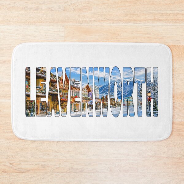 Item preview, LEAVENWORTH - Washington State Winter Wonderland Cascade Mountains designed and sold by Adam Gormley.