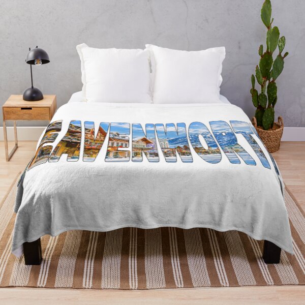 Item preview, LEAVENWORTH - Washington State Winter Wonderland Cascade Mountains designed and sold by Adam Gormley.