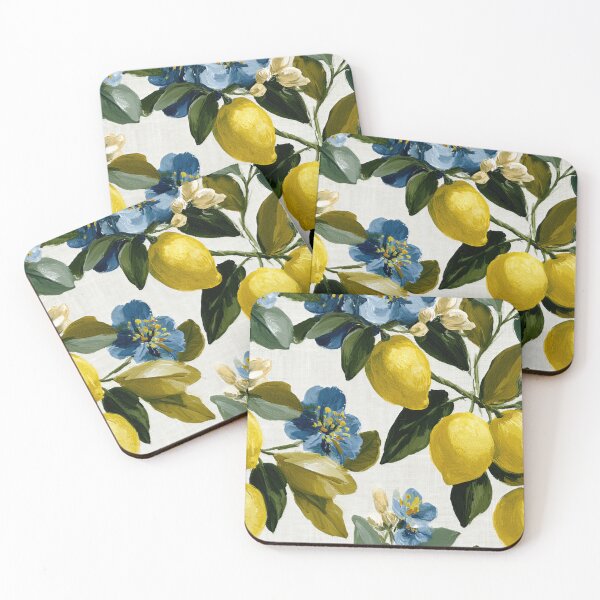Item preview, Oil Painting Lemon Floral Pattern Housewarming Gift for Her designed and sold by Vibrantdream.