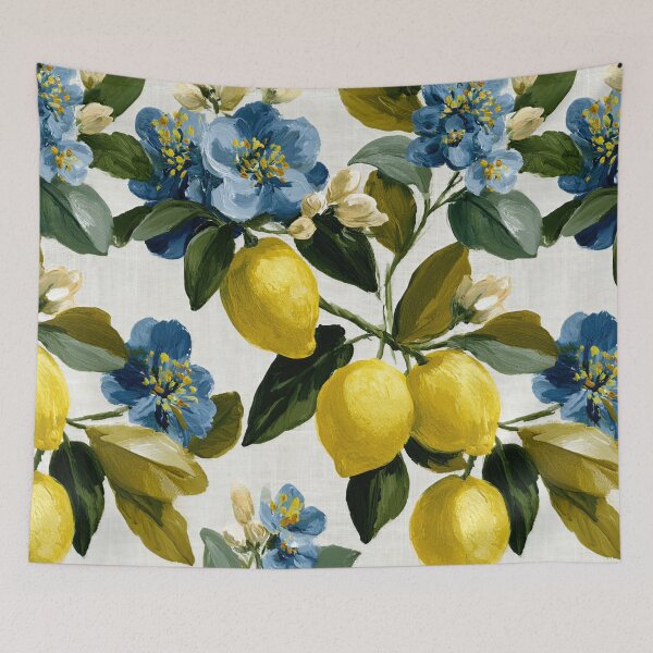 Item preview, Oil Painting Lemon Floral Pattern Housewarming Gift for Her designed and sold by Vibrantdream.