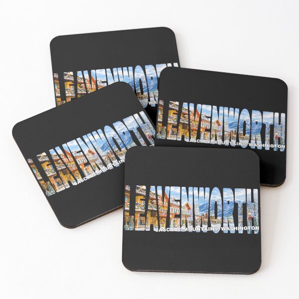 Item preview, LEAVENWORTH Cascade Mountains Washington - Winter Wonderland Snow designed and sold by Adam Gormley.
