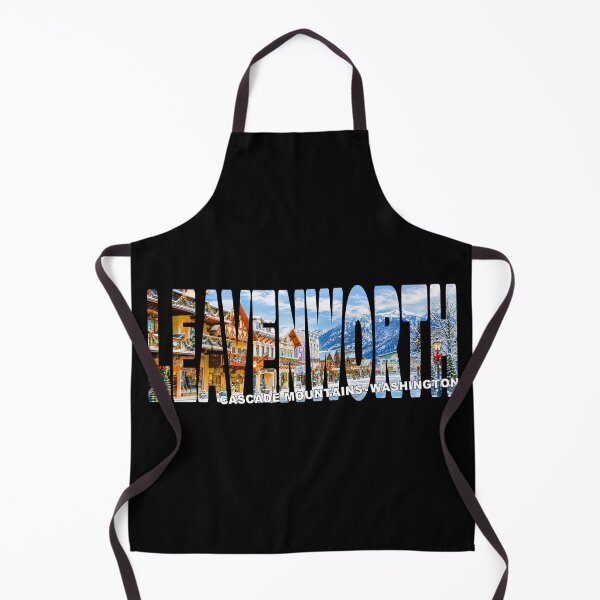 Item preview, LEAVENWORTH Cascade Mountains Washington - Winter Wonderland Snow designed and sold by Adam Gormley.