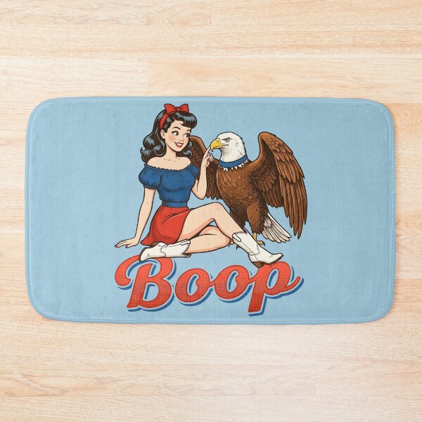 Item preview, Hand Boop Nose Girl Eagle Funny Patriotic 4th of July designed and sold by gear-posters.