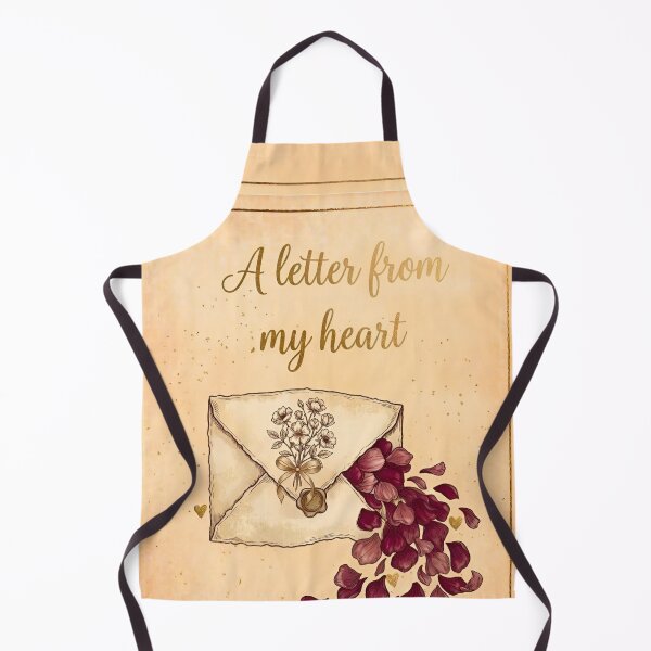 Item preview, Vintage Letter with Rose Petals Wax Seal from My Heart designed and sold by Good Vibes .
