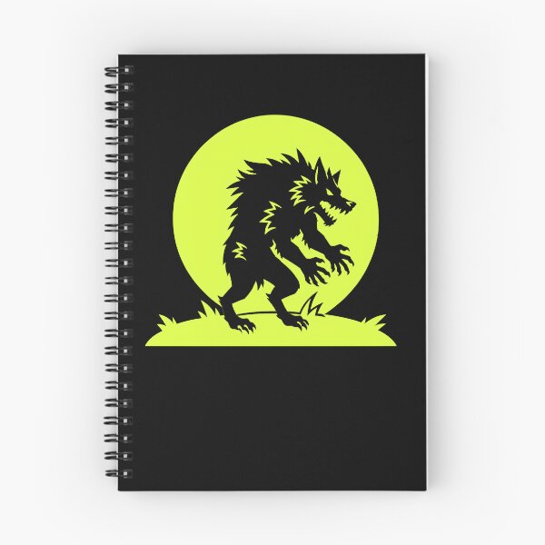 Item preview, Full Moon Werewolf Silhouette Neon designed and sold by DredMuunStudios.