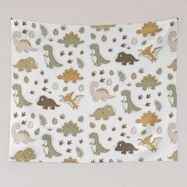 Item preview, Cute Earthy Dinosaurs Sticker Sheet designed and sold by Bonicrazypeople.